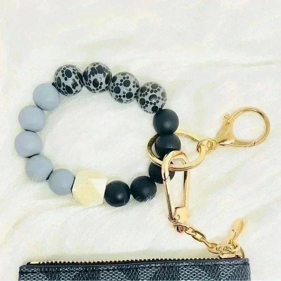 Lorraine Zippered Card Coin Case in Dark Gray - Picture 3 of 6